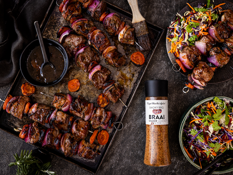 Lamb & Apricot Sosaties / Kebabs